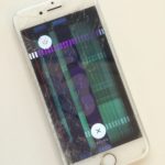 iPhoneの画面故障：液晶表示不良集