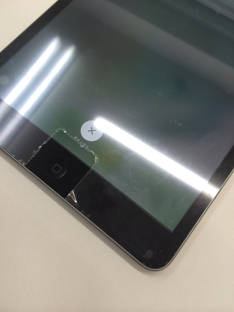 ガラス修理後iPadAir