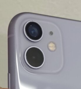 修理で綺麗にカメラガラスが直ったiPhone11画像